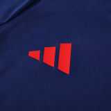 2025 Flamengo Sapphire Blue Vest Training Jersey(A Set)