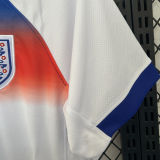 2025/26 England Home White Fans Soccer Jersey