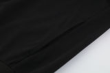 2025 AD~ Black Hoody Zipper Jacket Windbreaker