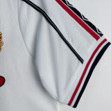 1998/99 M Utd White Retro Soccer Jersey