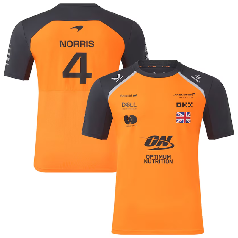 2025 McLaren F1 #4 Team T-Shirt 4