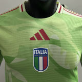 2025 Italy UEFA Women's Euro Green Away Player Version Soccer Jersey