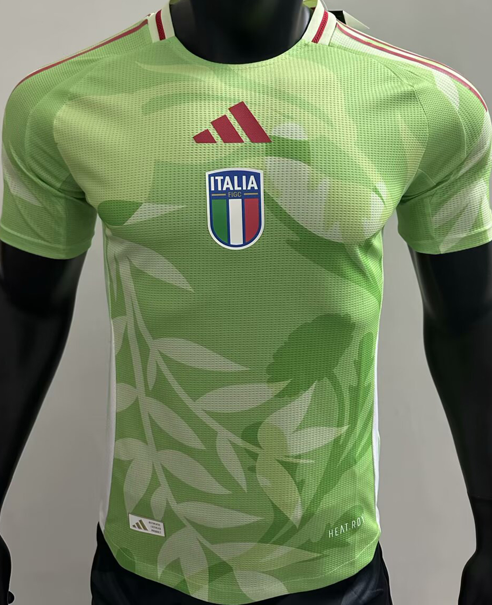 2025 Italia Visitante Green Versión Jugador