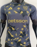 2025 Boca Third Black Player Version Soccer Jersey
