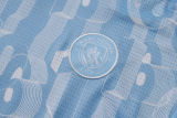 2025/26  Man City Light Blue Training Jersey(A Set)