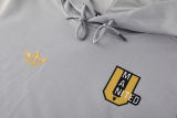 2025/26 M Utd Grey Hoody Zipper Jacket Windbreaker