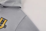 2025/26 M Utd Grey Hoody Zipper Jacket Windbreaker