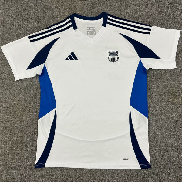 2025/26 Emelec Away White Fans Soccer Jersey 埃梅莱克