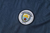 2025/26 Man City Sapphire Blue Training Jersey(A Set)