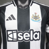 WINNERS #25 Newcastle Home Player Version Jersey 2024/25（SAM FENDER People Watching有号下广告）