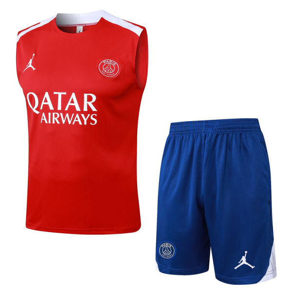 2025/26 PSG Red Vest Training Jersey(A Set)