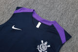 2025/26 Corinthians Sapphire Blue Vest Training Jersey(A Set)