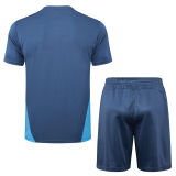 2025/26 Man City Sapphire Blue Training Jersey(A Set)