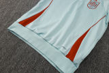 2025/26 Spain Light Green Hoody Thickened Fluff Zipper Jacket Tracksuit