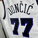Lakers DONCIC #77 White City Edition NBA Jerseys
