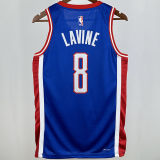 2025/26 Kings LAVINE #8 Blue City Edition NBA Jerseys