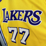 Lakers DONCIC #77 Yellow NBA Jerseys