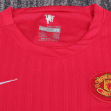 2007/08 M Utd Home Red Retro Kids Soccer Jersey League Version 联赛版