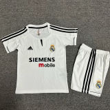 2003/04 RM Home White Retro Kids Soccer Jersey