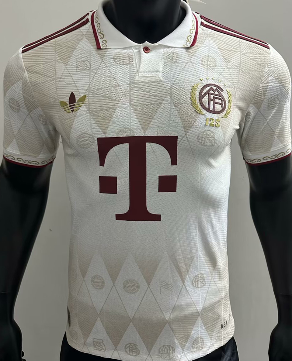2025 Bayern Munich Local White Versión Jugador