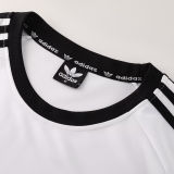 2025 AD~White Long Sleeve Soccer Training Jersey