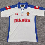 2004 Zaragoza Home White Retro Soccer Jersey