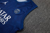 2025/26  PSG Sapphire Blue Vest Training Jersey(A Set) 喷墨