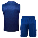2025/26  PSG Sapphire Blue Vest Training Jersey(A Set) 喷墨
