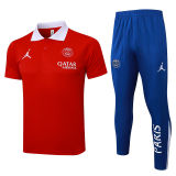 2025/26 PSG Red POLO Training Tracksuit