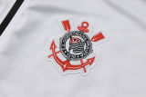 2025/26 Corinthians White Black Jacket Tracksuit