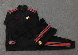 2025/26 M Utd Black Jacket Tracksuit