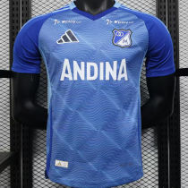 2025/26 Millonarios Home Blue Player Version Soccer Jersey