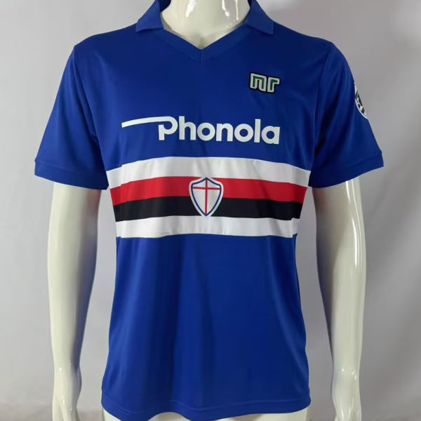 1984/1988 Sampdoria Home Retro Soccer Jersey