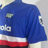 1984/1988 Sampdoria Home Retro Soccer Jersey