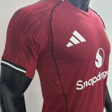 2025/26 M Utd Home Red Player Version Soccer Jersey