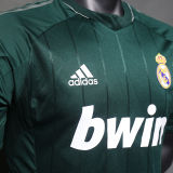 2012/13 RM Third Green Retro Player Version Long Sleeve Soccer Jersey 球员版