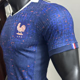 2025/26 France Home Blue Player Version Soccer Jersey