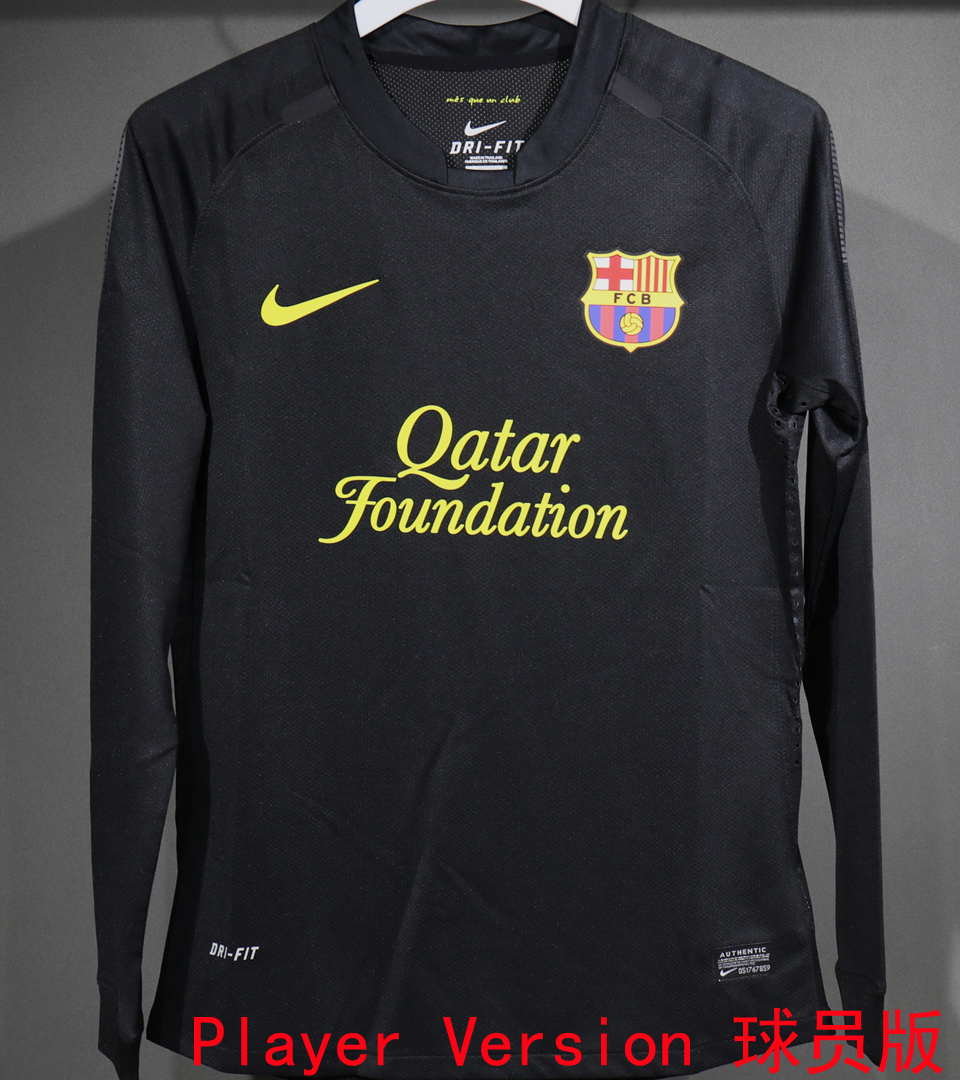 2011/12 FC Barcelona Visitante Black Retro