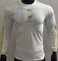 2025 Mexico White Special Edition Player Version Long Sleever Jersey