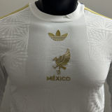 2025 Mexico White Special Edition Player Version Long Sleever Jersey