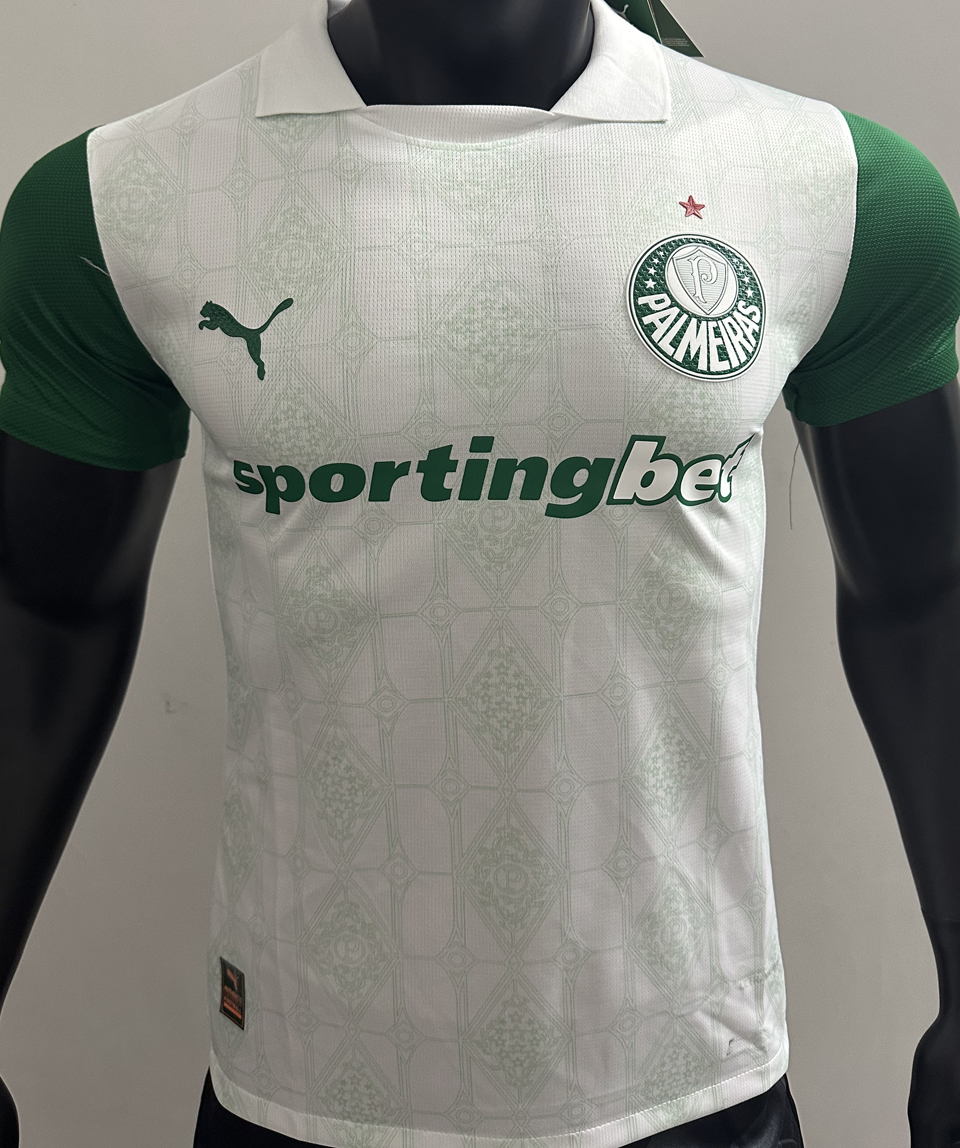 2025/26 Palmeiras Visitante White Versión Jugador