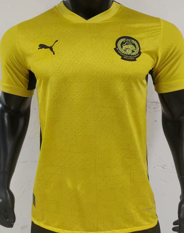 2025/26 Malaysia Home Yellow Player Version Soccer Jersey