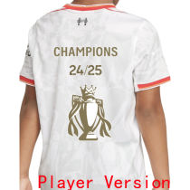 CHAMPIONS 24/25 LFC Third Player Version Soccer Jersey 2024/25  带胸前小章 球员版