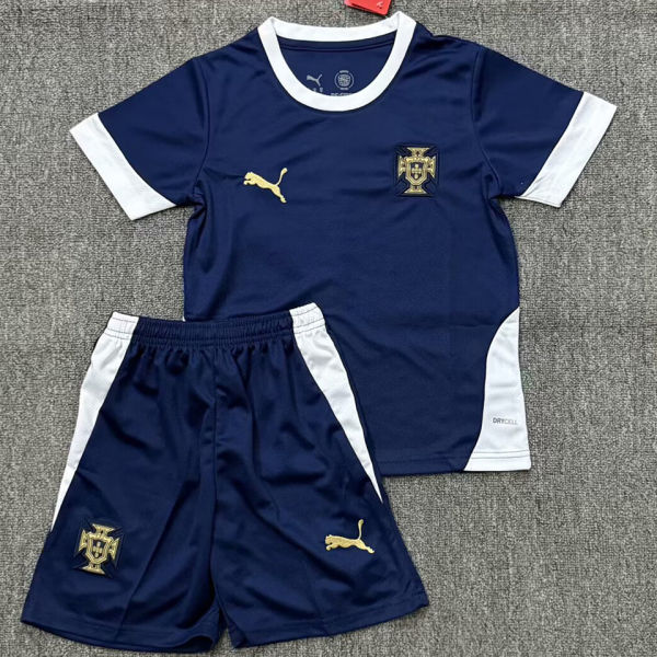 2025 Portugal Blue Training Kids Soccer Jersey