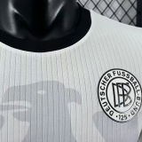 2025 Germany 125Th Special Edition White Player Version Jersey 胸前有暗纹