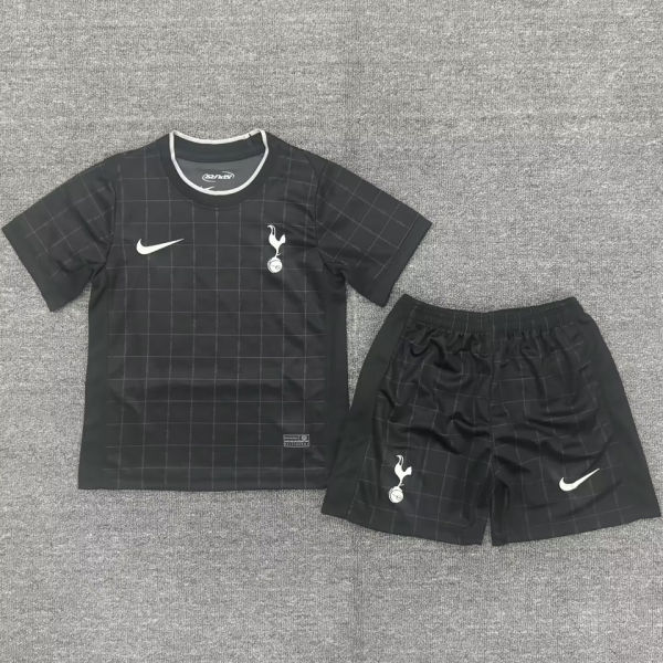 2025/26 TH FC Away Black Kids Soccer Jersey