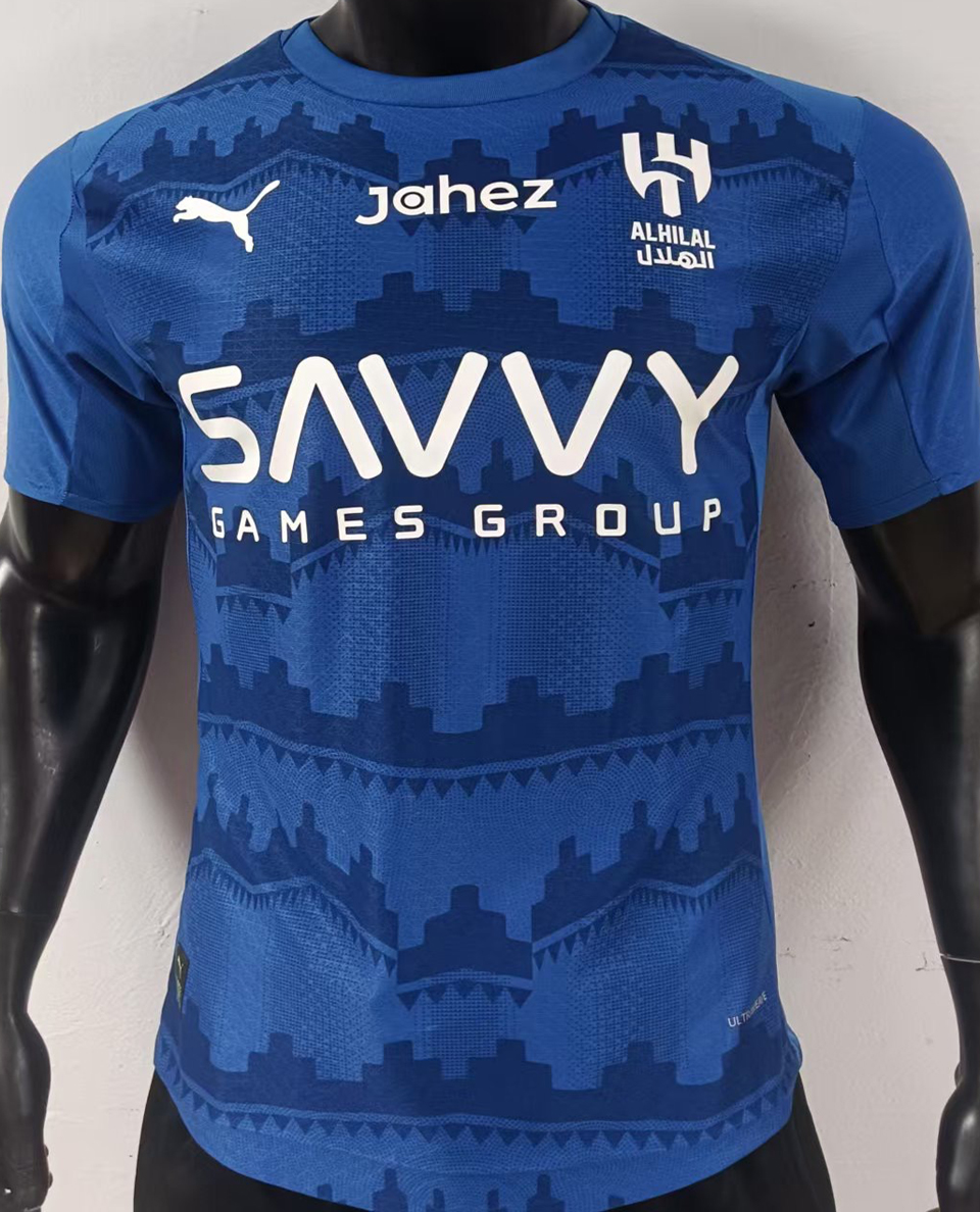 2025/26 Al Hilal Local Blue Versión Jugador