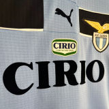 1998/1999 Lazio Home Retro Long Sleeve Soccer Jersey