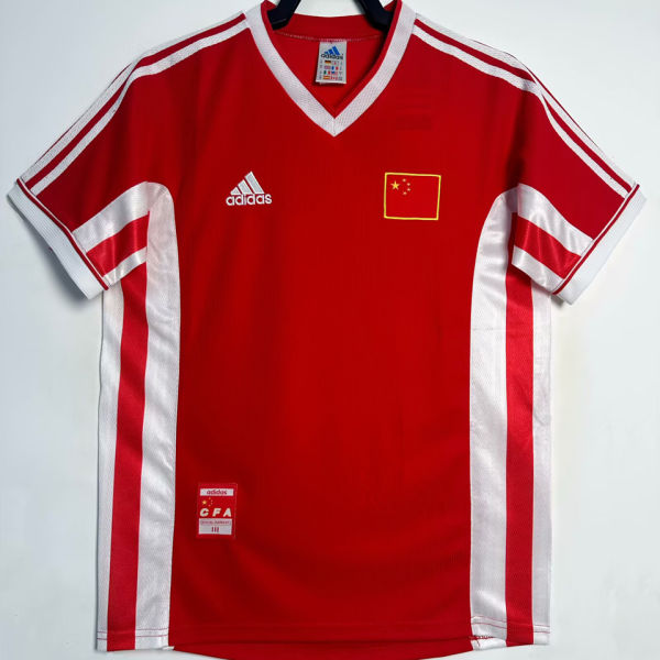 1998 CFA Red Retro Soccer Jersey