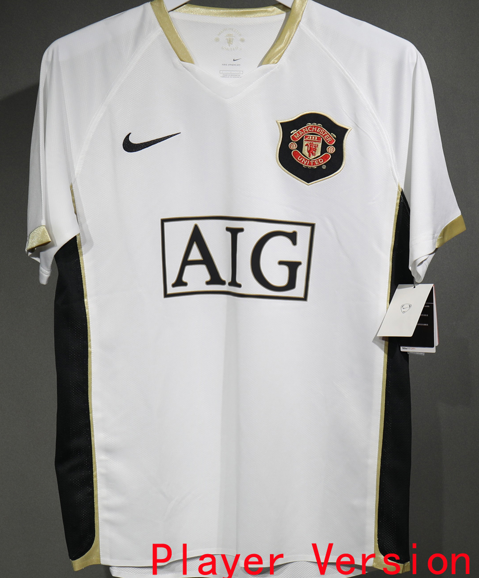 2006/07 Manchester United Visitante White Retro